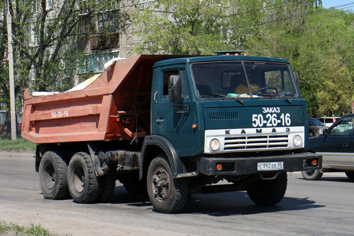 Омская область, № С 192 ВЕ 55 — КамАЗ-5511