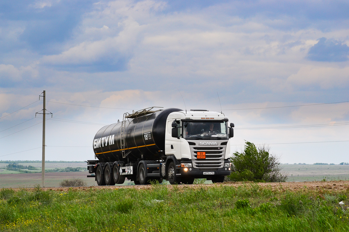 Саратовская область, № А 677 СУ 164 — Scania ('2013) G440