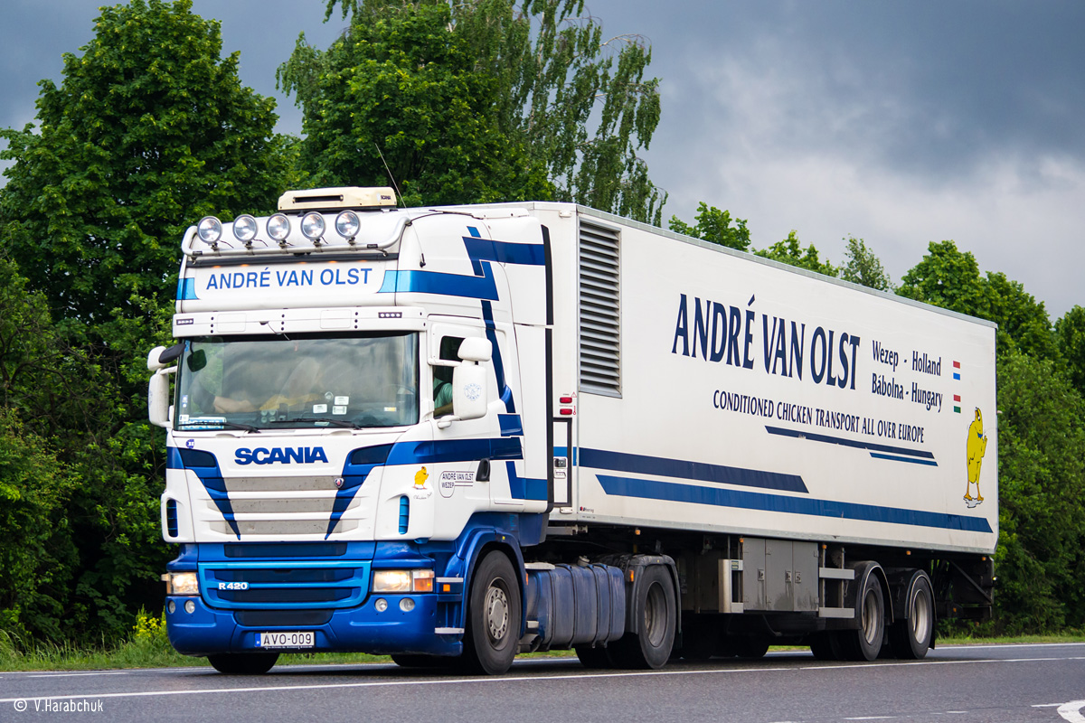 Венгрия, № AVO-009 — Scania ('2009) R420