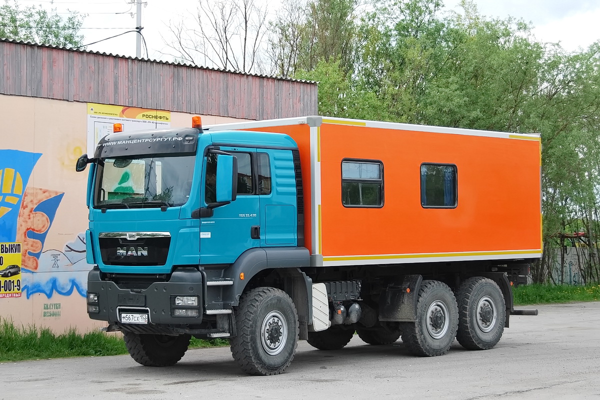 Ханты-Мансийский автоном.округ, № М 567 СХ 152 — MAN TGS ('2007) 33.430