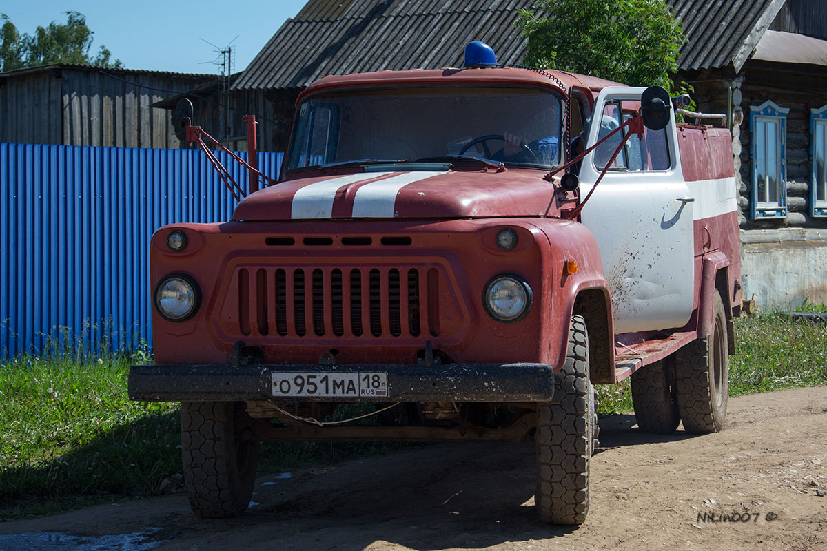 Удмуртия, № О 951 МА 18 — ГАЗ-53А
