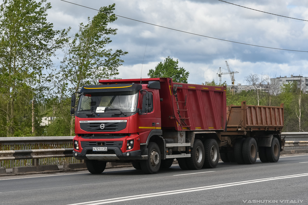 Архангельская область, № К 721 ТТ 29 — Volvo ('2010) FMX.400 [X9P]