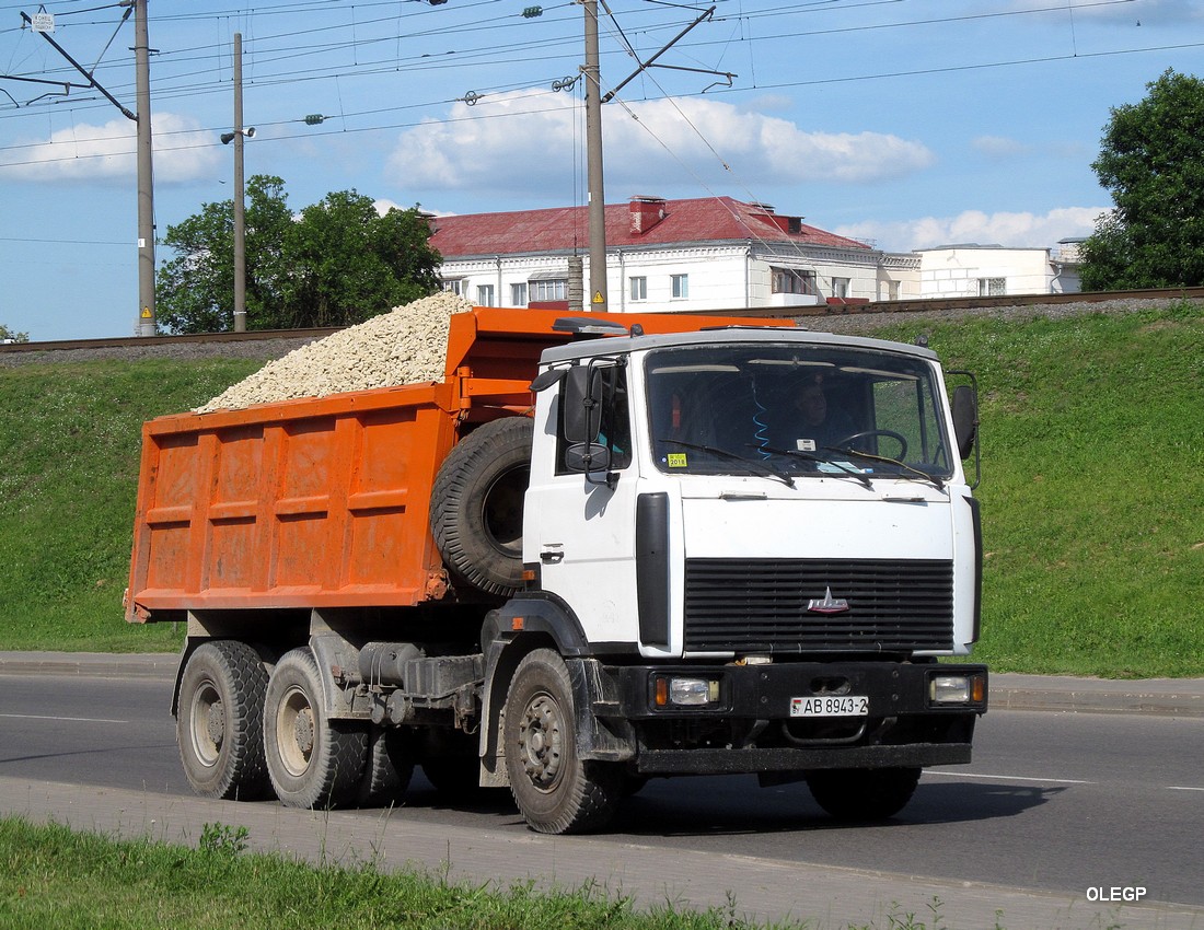 Витебская область, № АВ 8943-2 — МАЗ-5516 (общая модель)
