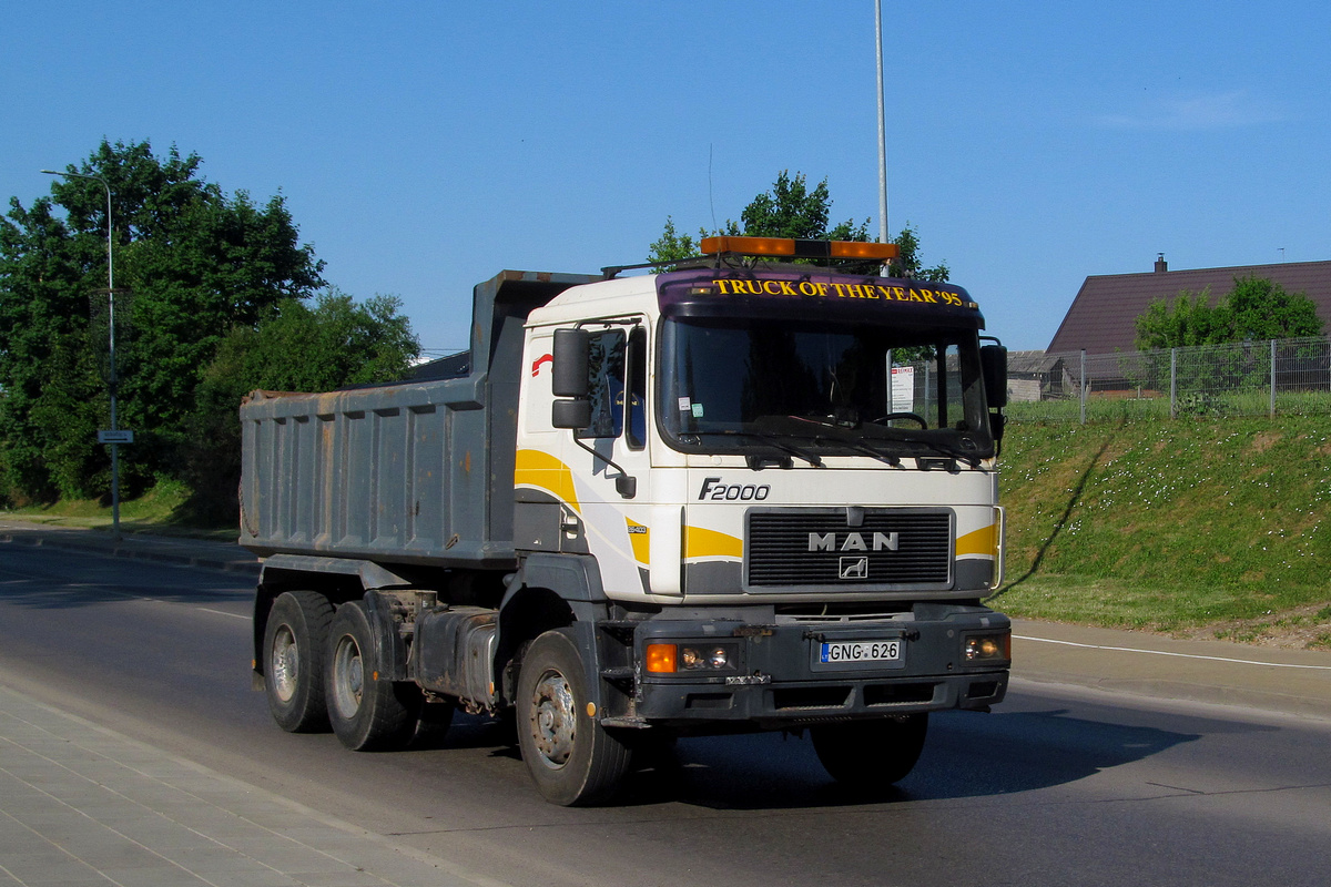 Литва, № GNG 626 — MAN F2000 (общая модель)