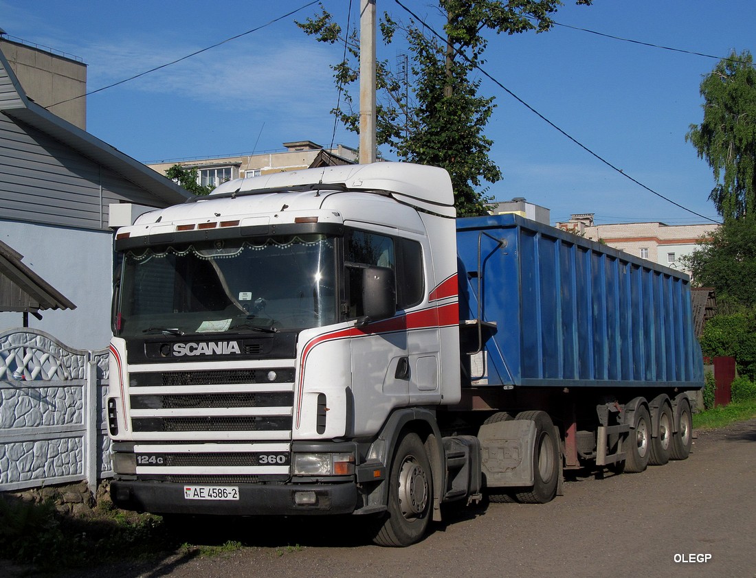 Витебская область, № АЕ 4586-2 — Scania ('1996) R124G