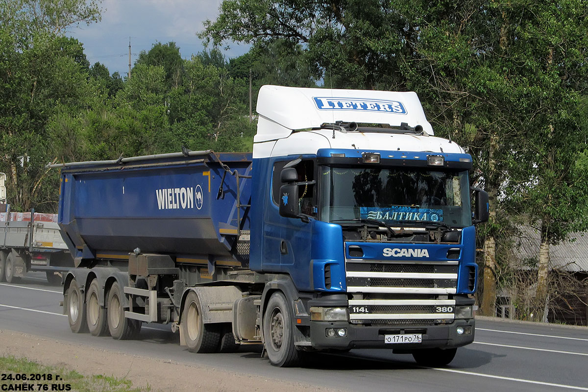 Ярославская область, № О 171 РО 76 — Scania ('1996) R114L