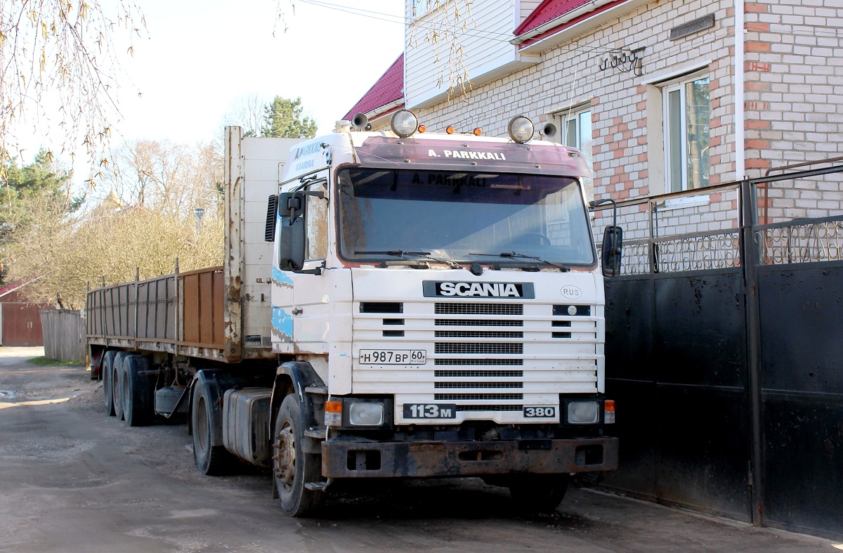 Псковская область, № Н 987 ВР 60 — Scania (II) R113M