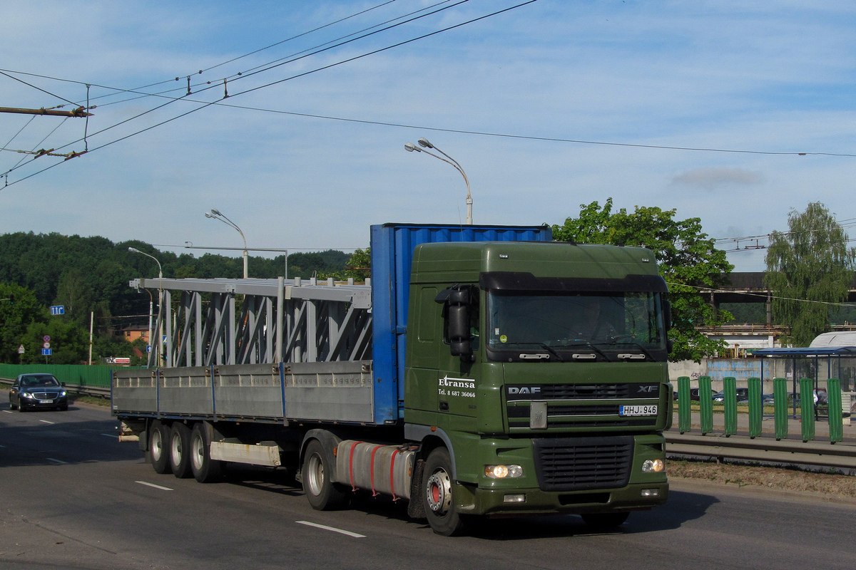 Литва, № HHJ 946 — DAF XF95 FT