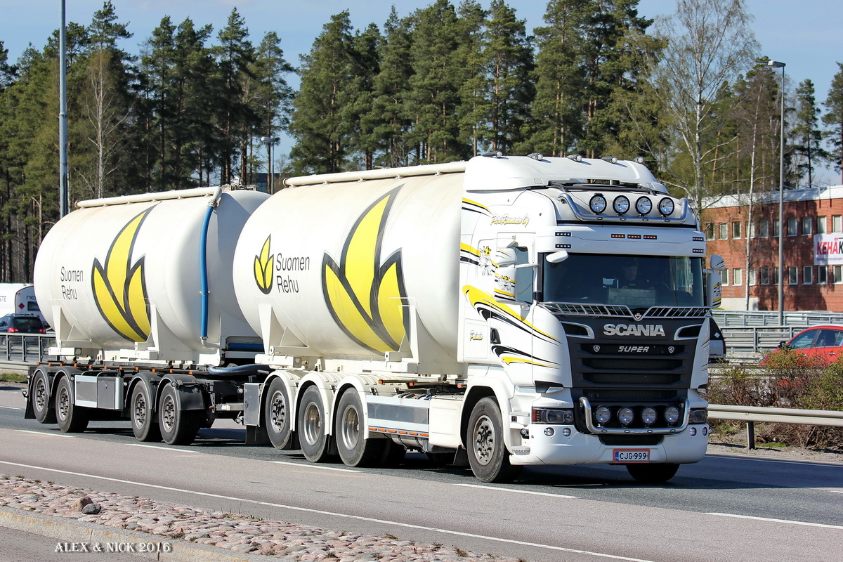 Финляндия, № CJG-999 — Scania ('2013) R580