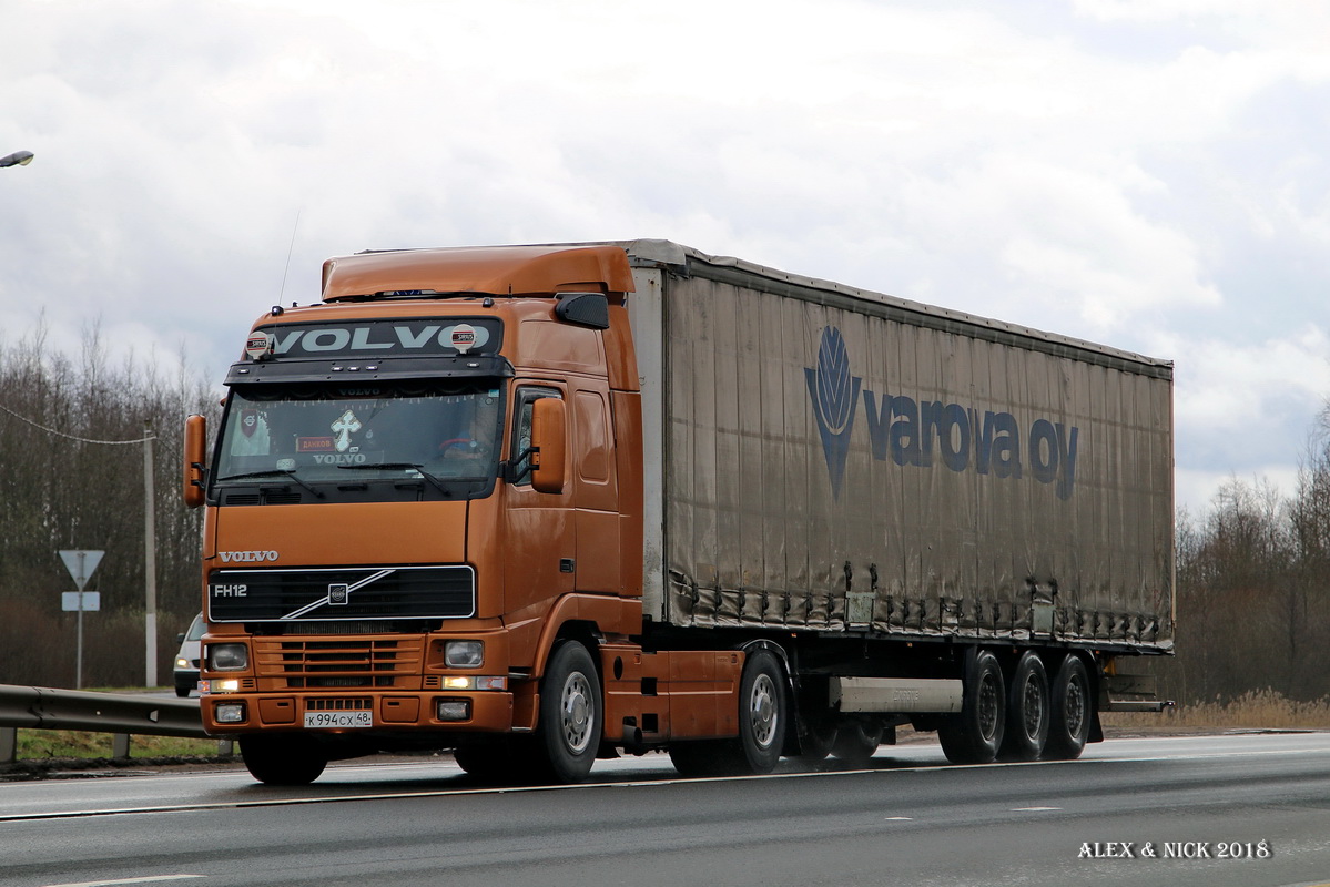 Липецкая область, № К 994 СХ 48 — Volvo ('1993) FH12.380