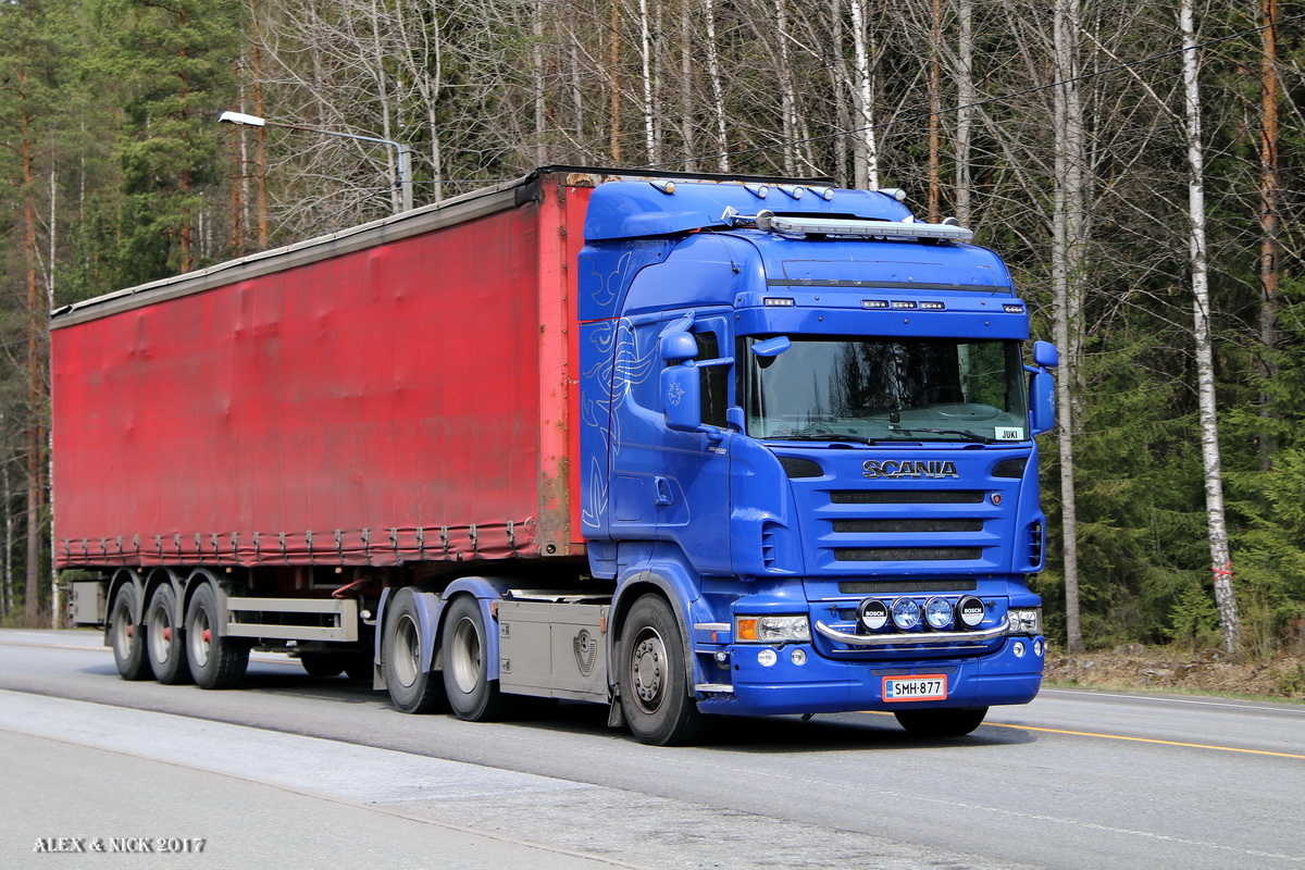 Финляндия, № SMH-877 — Scania ('2004, общая модель)