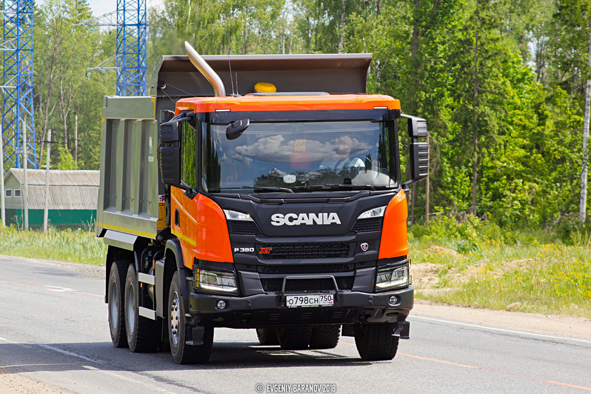 Московская область, № О 798 СН 750 — Scania ('2016) P380