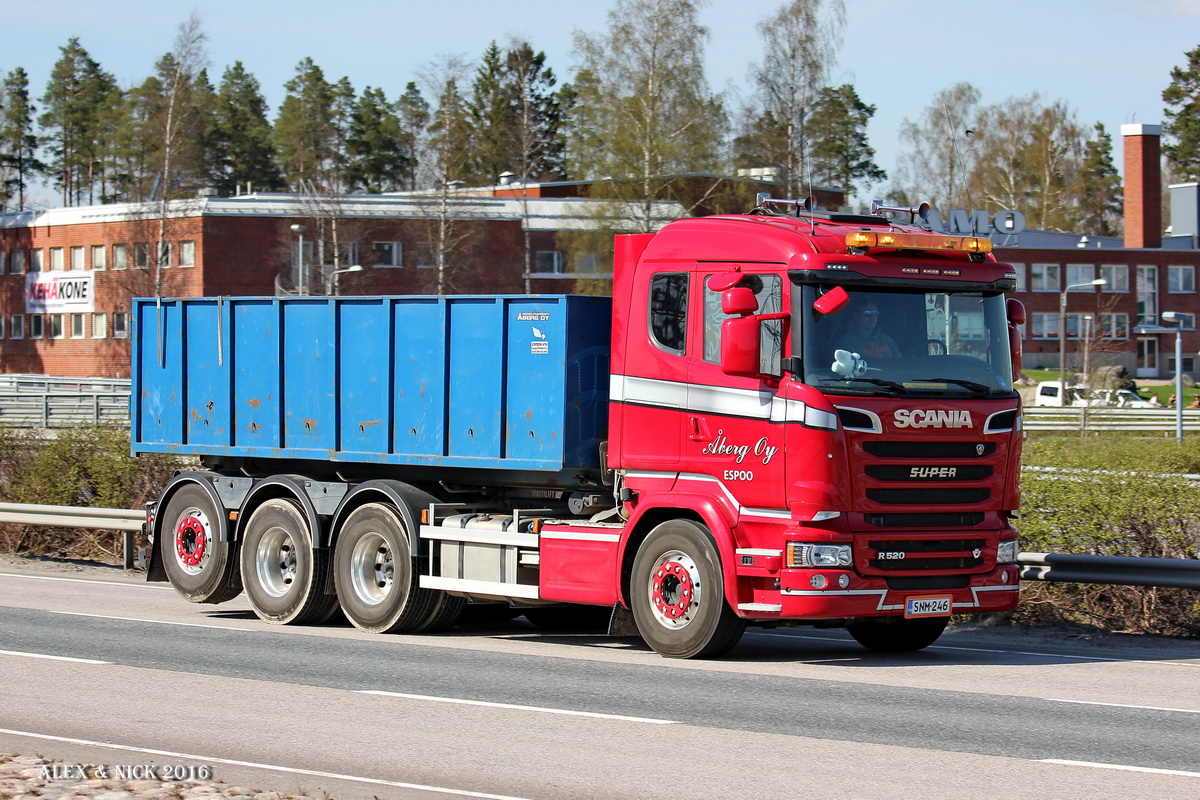 Финляндия, № SNM-246 — Scania ('2013) R520