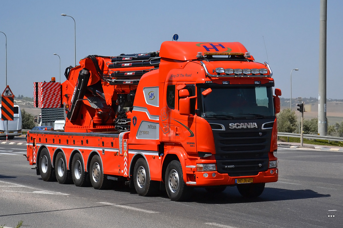 Израиль, № 307-26-401 — Scania ('2013) R580