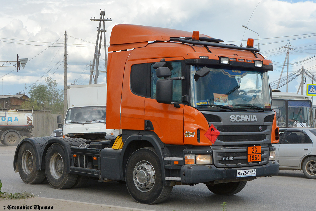 Саха (Якутия), № В 226 СУ 47 — Scania ('2011) P440