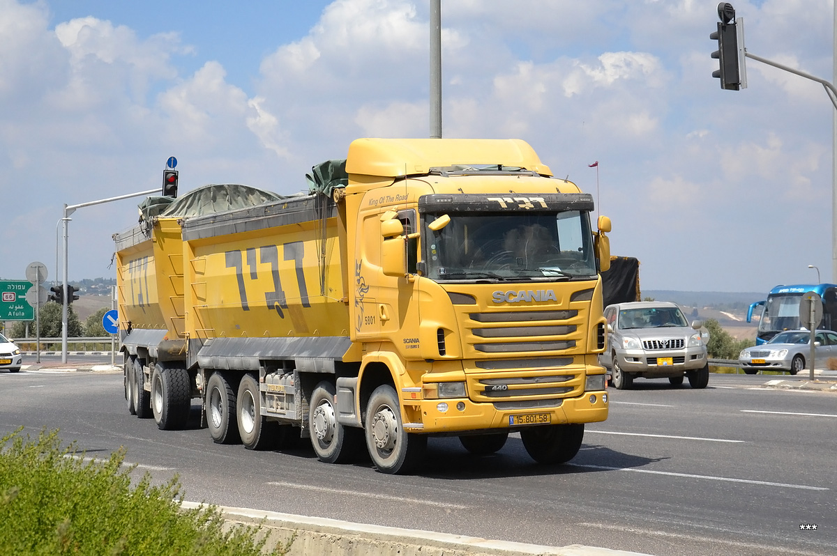 Израиль, № 15-801-58 — Scania ('2009) R440