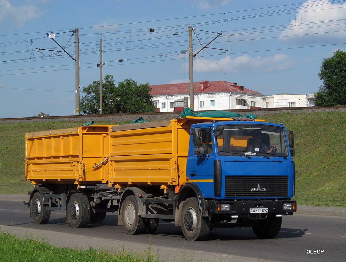 Витебская область, № АК 7612-2 — МАЗ-5551 (общая модель)