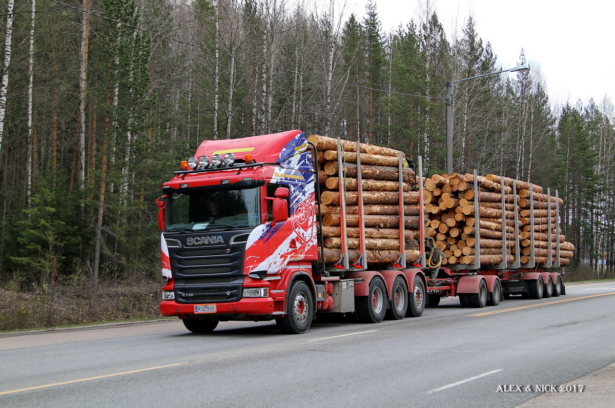 Финляндия, № RSL-302 — Scania ('2013) R730