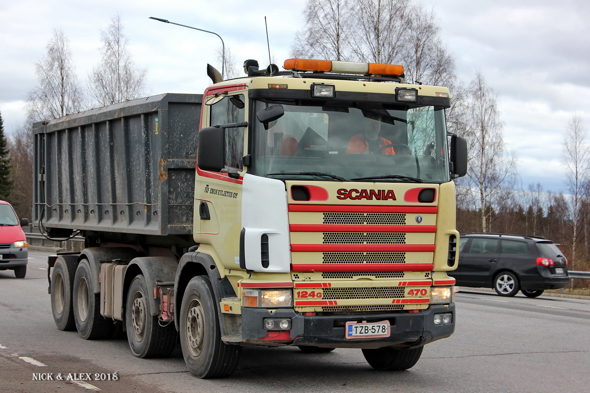 Финляндия, № TZB-578 — Scania ('1996) R124G