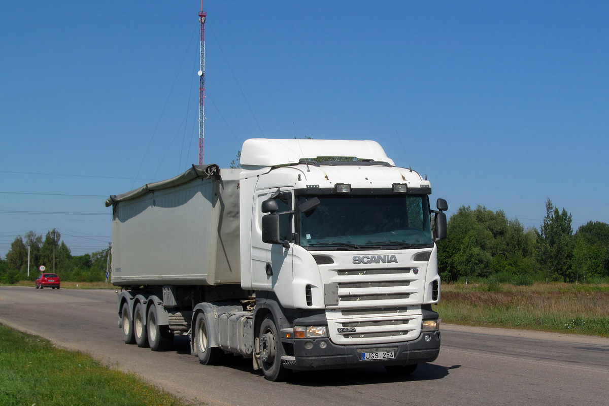 Литва, № JGS 254 — Scania ('2009) R420