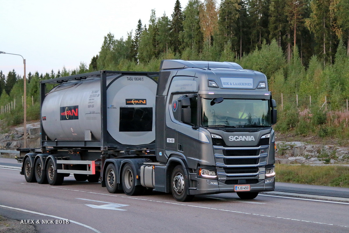 Финляндия, № YJG-450 — Scania ('2016) R500