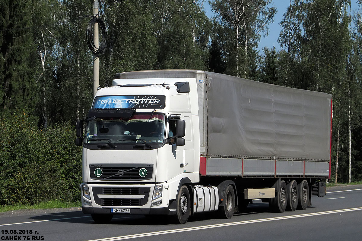 Латвия, № KR-4777 — Volvo ('2008) FH.420