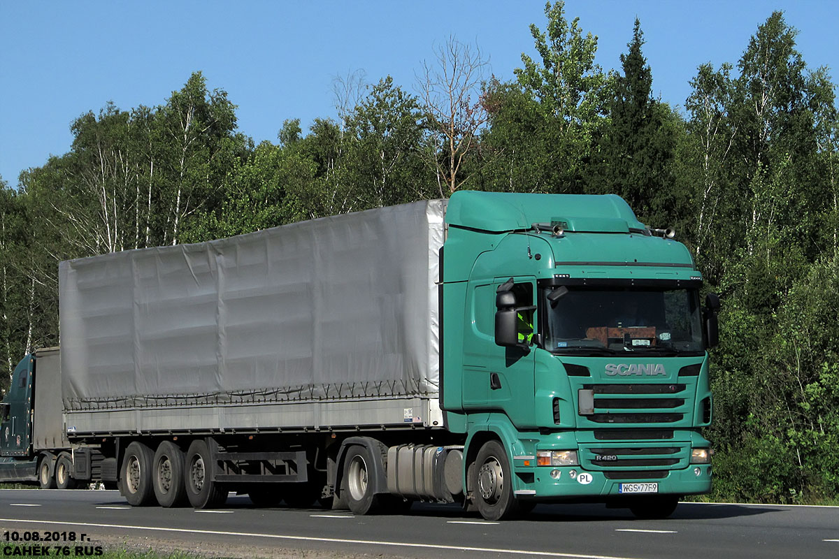 Польша, № WGS 77F9 — Scania ('2009) R420