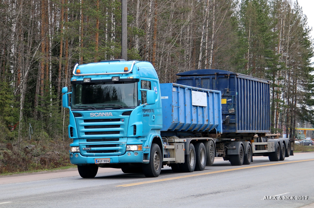 Финляндия, № AUF-984 — Scania ('2004) R470