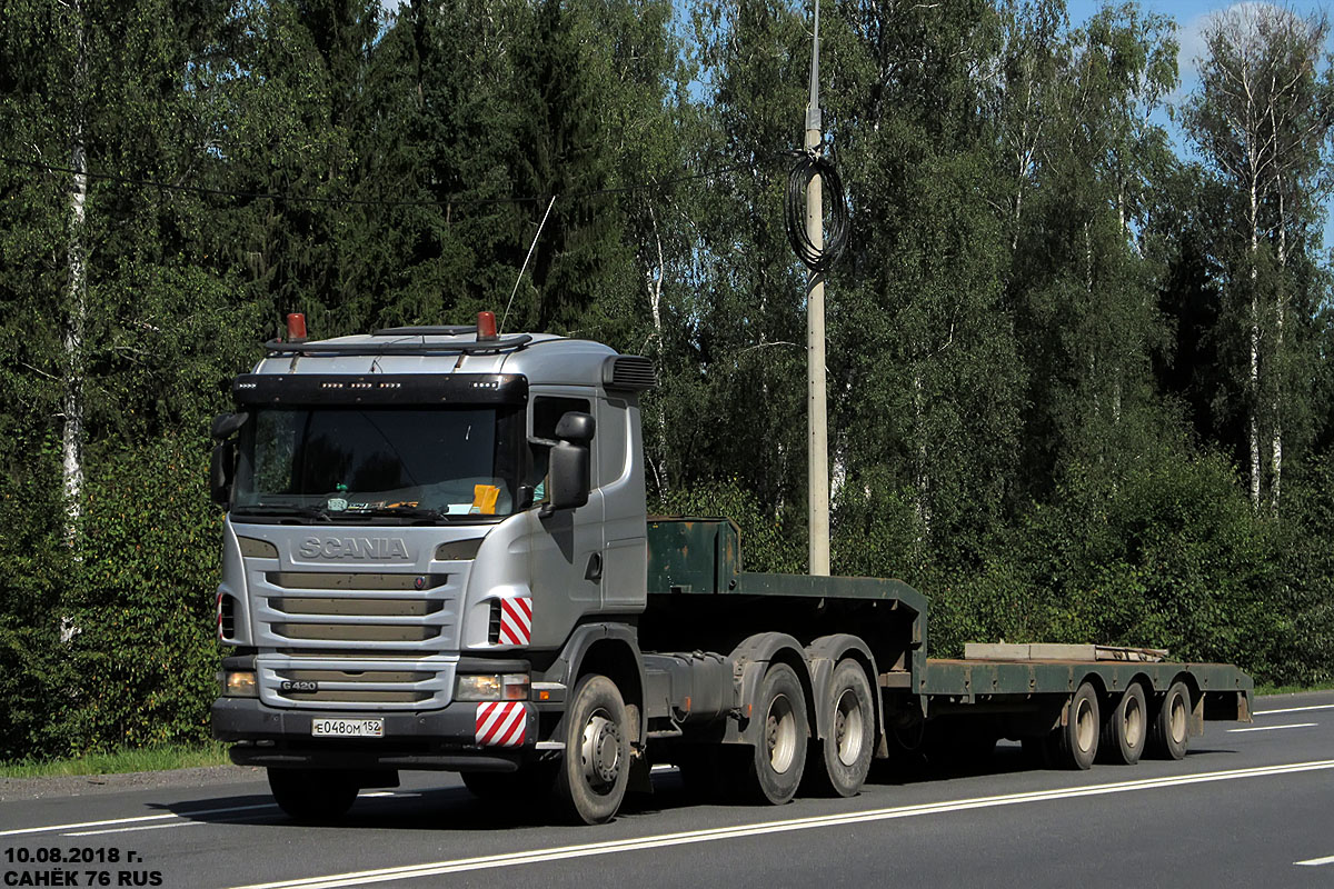 Нижегородская область, № Е 048 ОМ 152 — Scania ('2009) G420