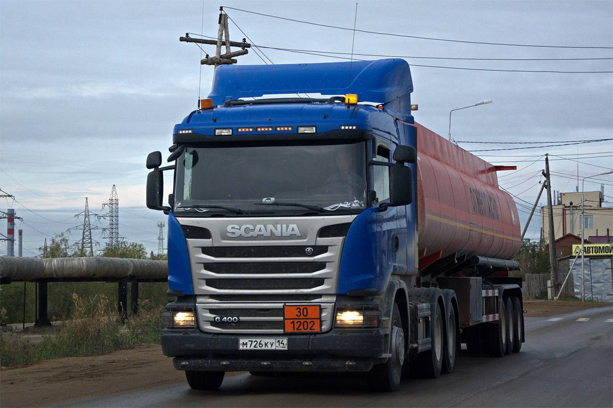 Саха (Якутия), № М 726 КУ 14 — Scania ('2013) G400