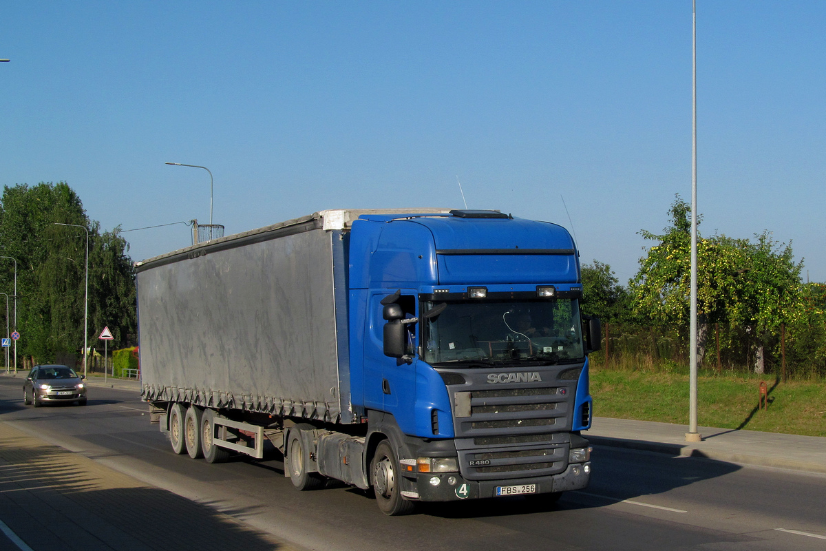 Литва, № FBS 256 — Scania ('2004) R480