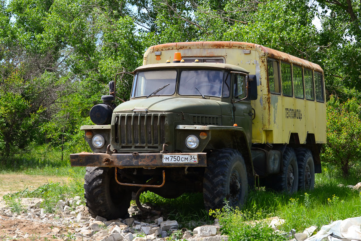Волгоградская область, № М 750 СМ 34 — Урал-4320 (общая модель)