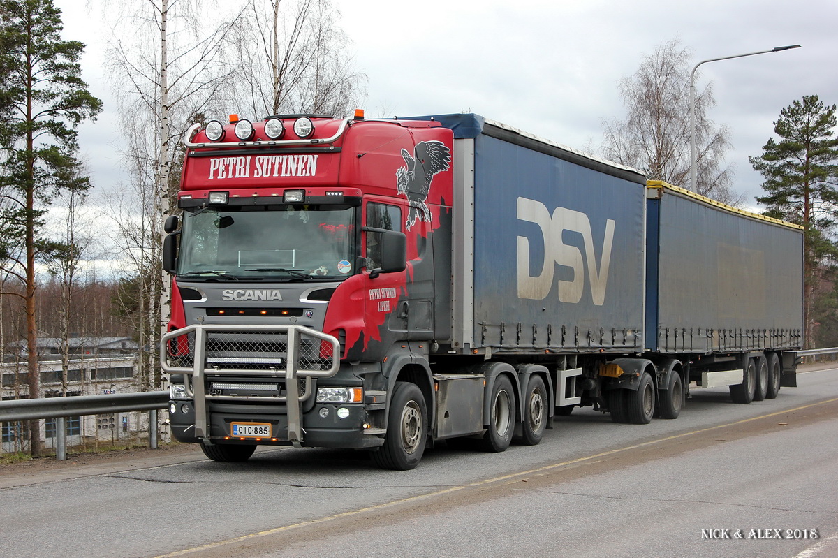 Финляндия, № CIC-885 — Scania ('2004) R500