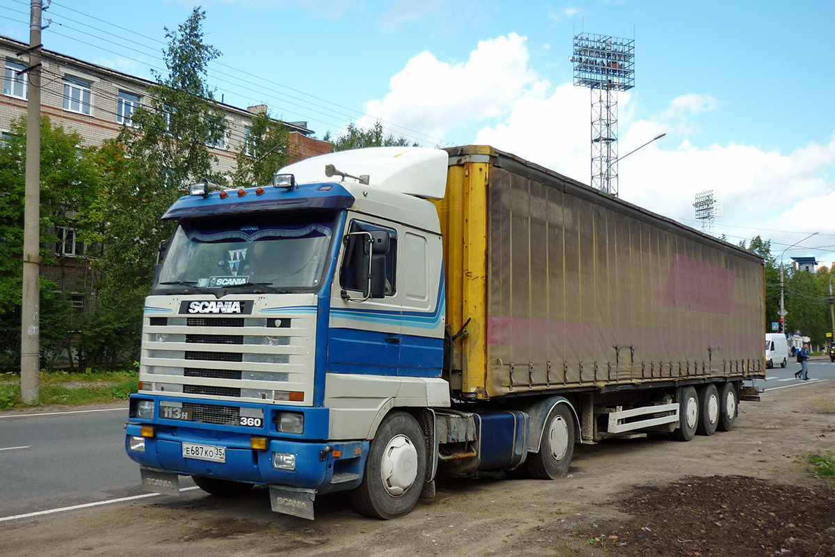 Вологодская область, № Е 687 КО 35 — Scania (III) R113H