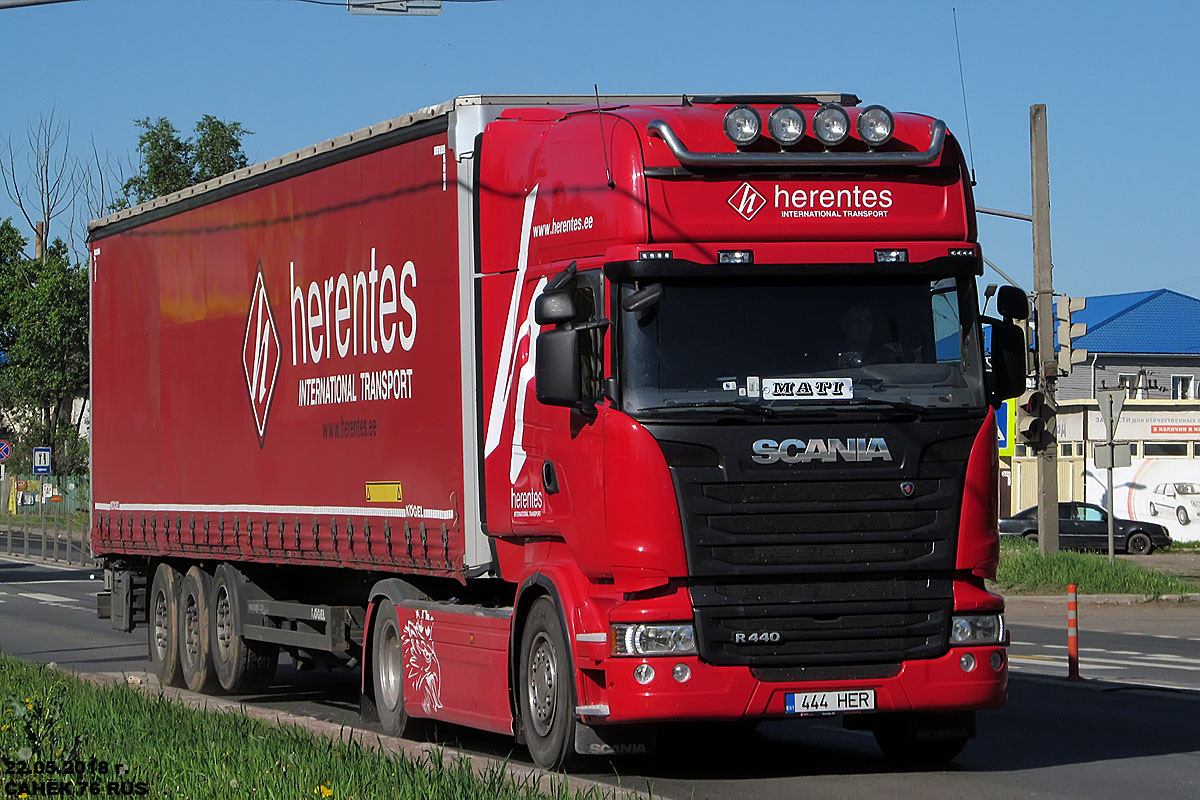 Эстония, № 444 HER — Scania ('2013) R440