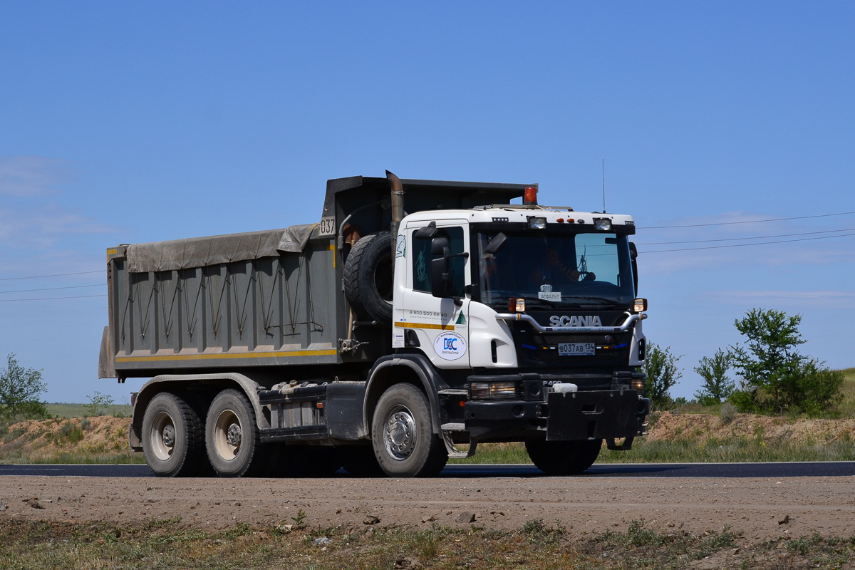 Волгоградская область, № 037 — Scania ('2011) P400