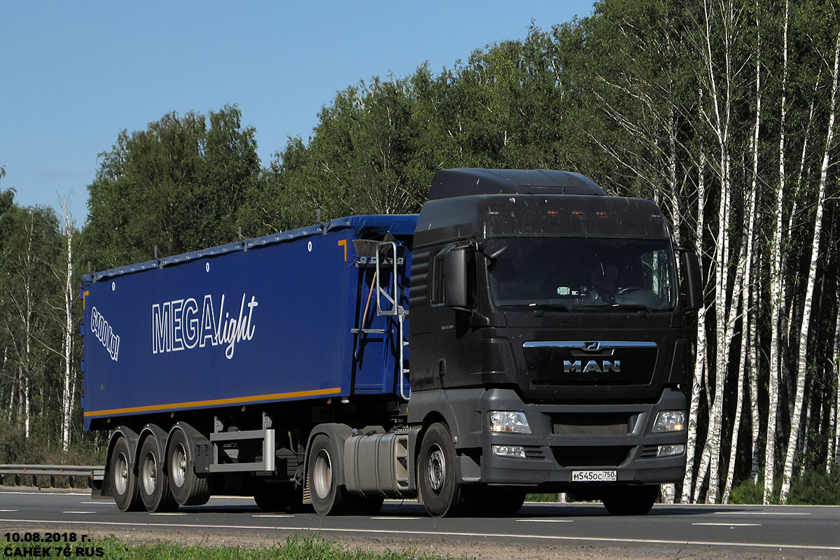 Московская область, № М 545 ОС 750 — MAN TGX ('2007) 18.400