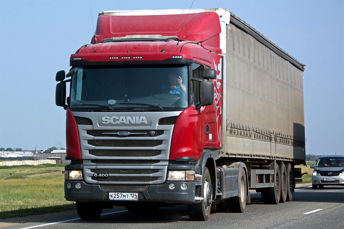 Красноярский край, № К 257 МТ 124 — Scania ('2013) G400
