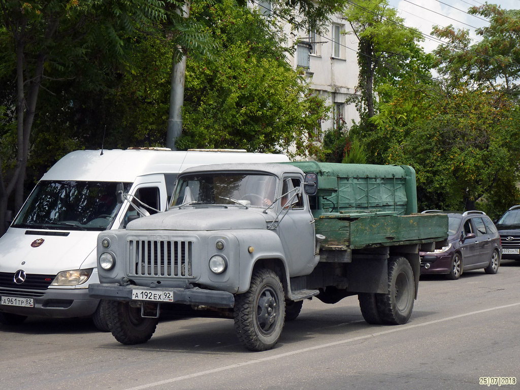 Севастополь, № А 192 ЕХ 92 — ГАЗ-52-08