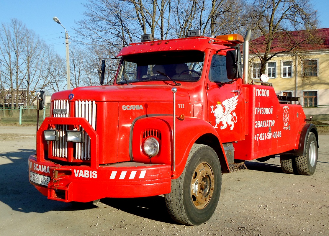 Псковская область, № М 329 НА 98 — Scania (I) (общая модель)