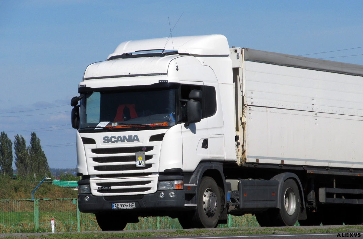 Днепропетровская область, № АЕ 9926 НР — Scania ('2013) G400