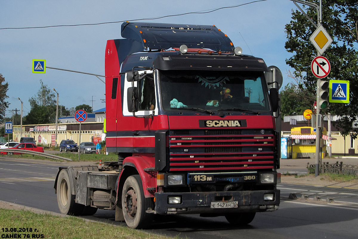 Карелия, № Е 142 АН 10 — Scania (II) R113M