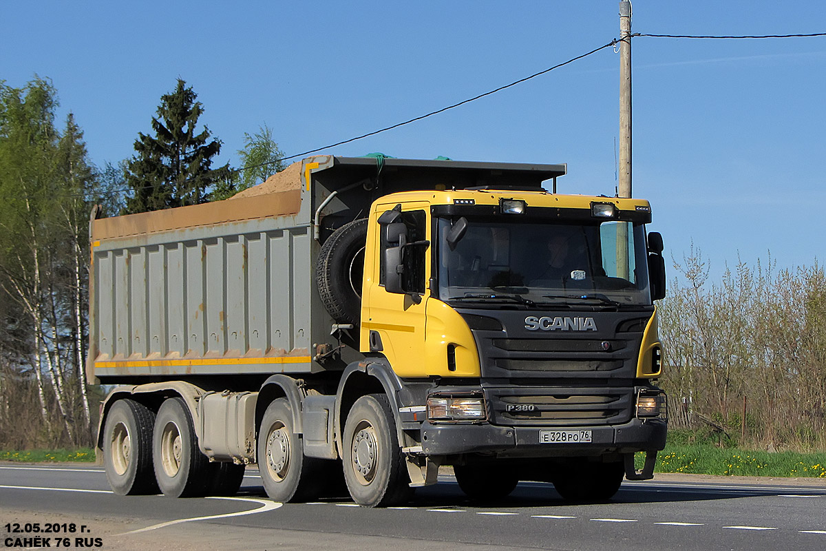 Ярославская область, № Е 328 РО 76 — Scania ('2011) P380