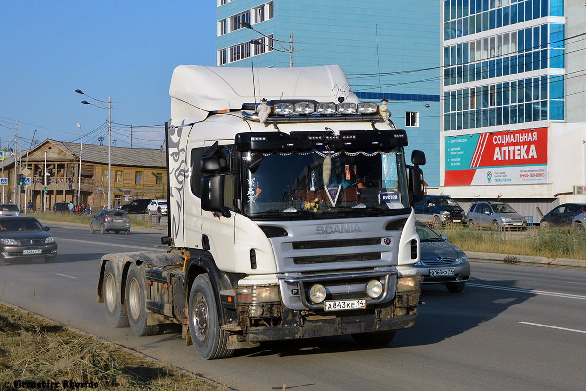 Саха (Якутия), № А 843 КЕ 14 — Scania ('2004, общая модель)
