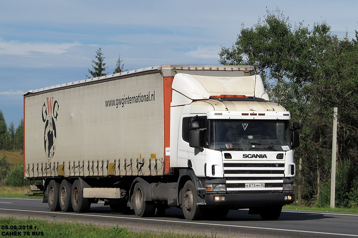 Вологодская область, № Е 873 ММ 35 — Scania ('1996) P114G