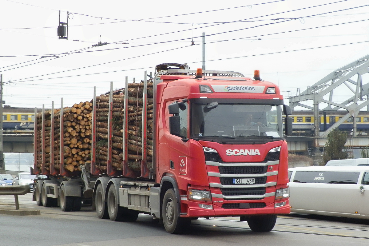 Латвия, № GH-450 — Scania ('2016) R450