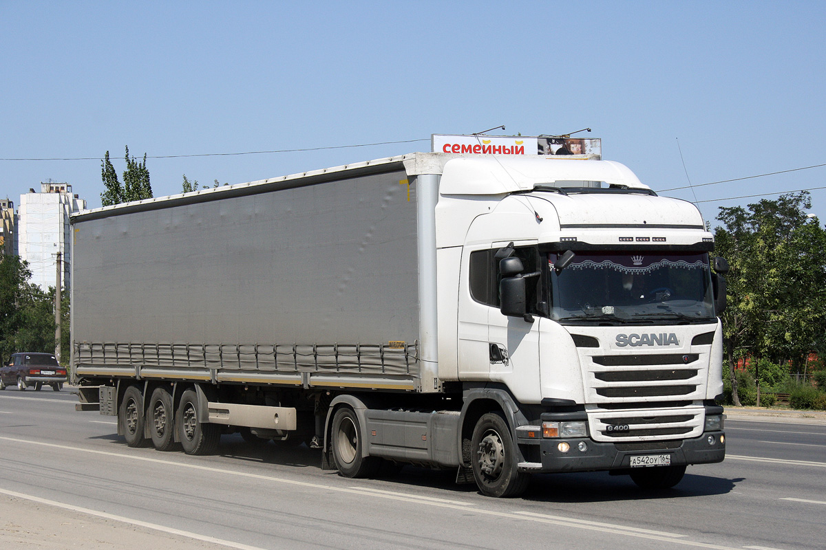 Саратовская область, № А 542 ОУ 164 — Scania ('2013) G400