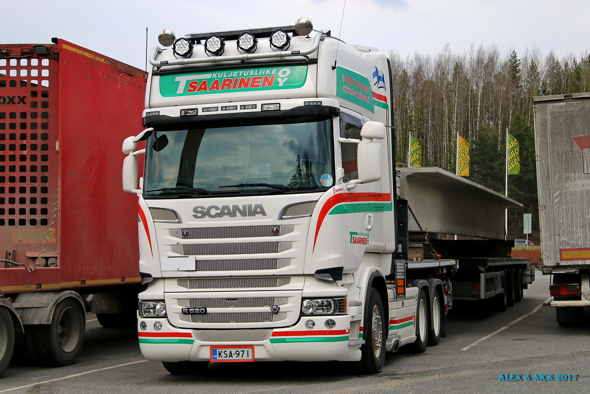 Финляндия, № KSA-971 — Scania ('2013) R520