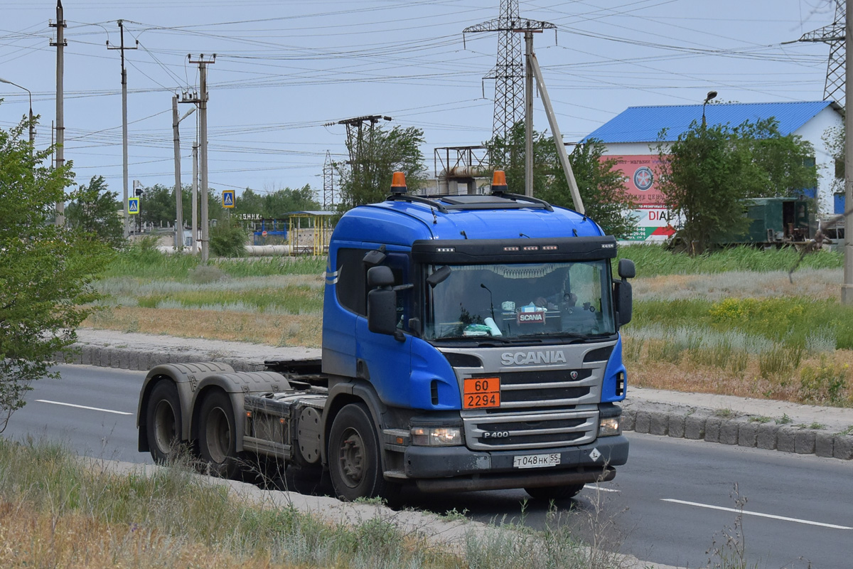 Омская область, № Т 048 НК 55 — Scania ('2011) P400