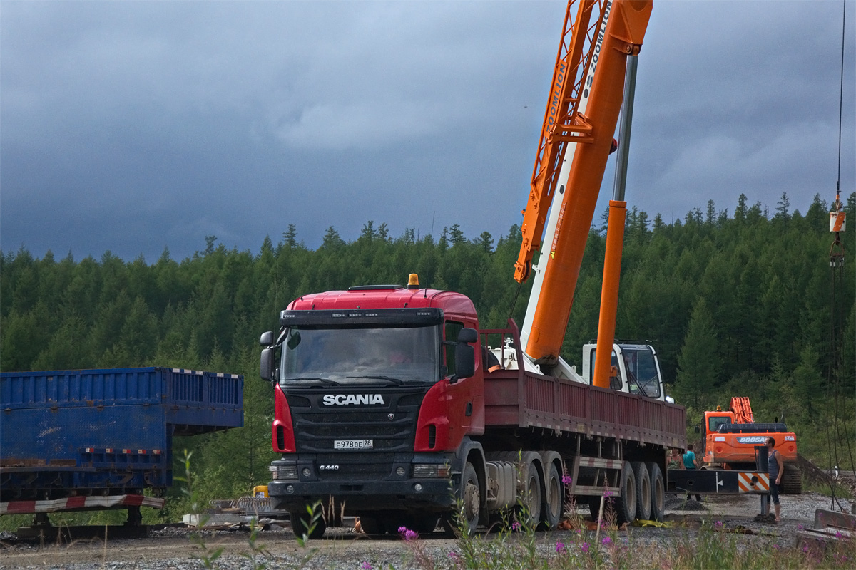 Амурская область, № Е 978 ВЕ 28 — Scania ('2009) G440